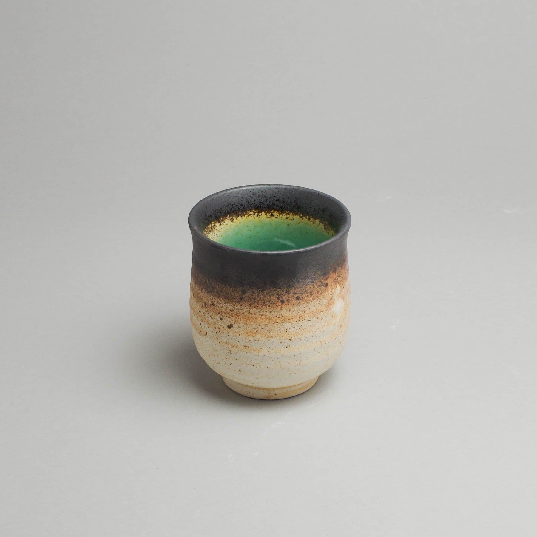 Peacock Green Teacup